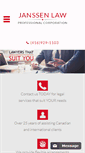 Mobile Screenshot of janssen-law.com